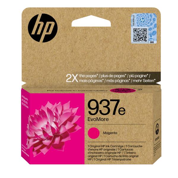 HP 937e EvoMore - Magenta - originale - cartuccia d'inchiostro - per Officejet Pro 9110b, 9120e, 9720E, 9730e