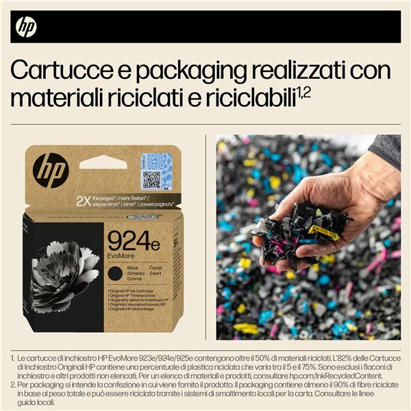 HP 924e EvoMore - Nero - originale - cartuccia d'inchiostro - per Officejet Pro 8130e