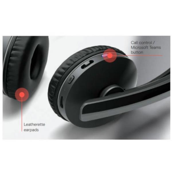 EPOS I SENNHEISER ADAPT 261 - Cuffie con microfono - on-ear - Bluetooth - senza fili - USB-C - nero - Certificato per i team Microsoft, Ottimizzato per UC