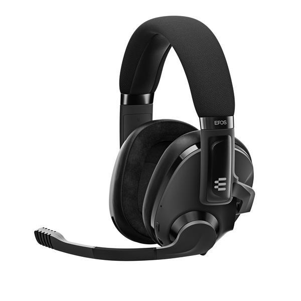 EPOS H3 Hybrid - Cuffie con microfono - dimensione completa - Bluetooth - senza fili, cablato - jack 3,5 mm, USB-C - nero onice