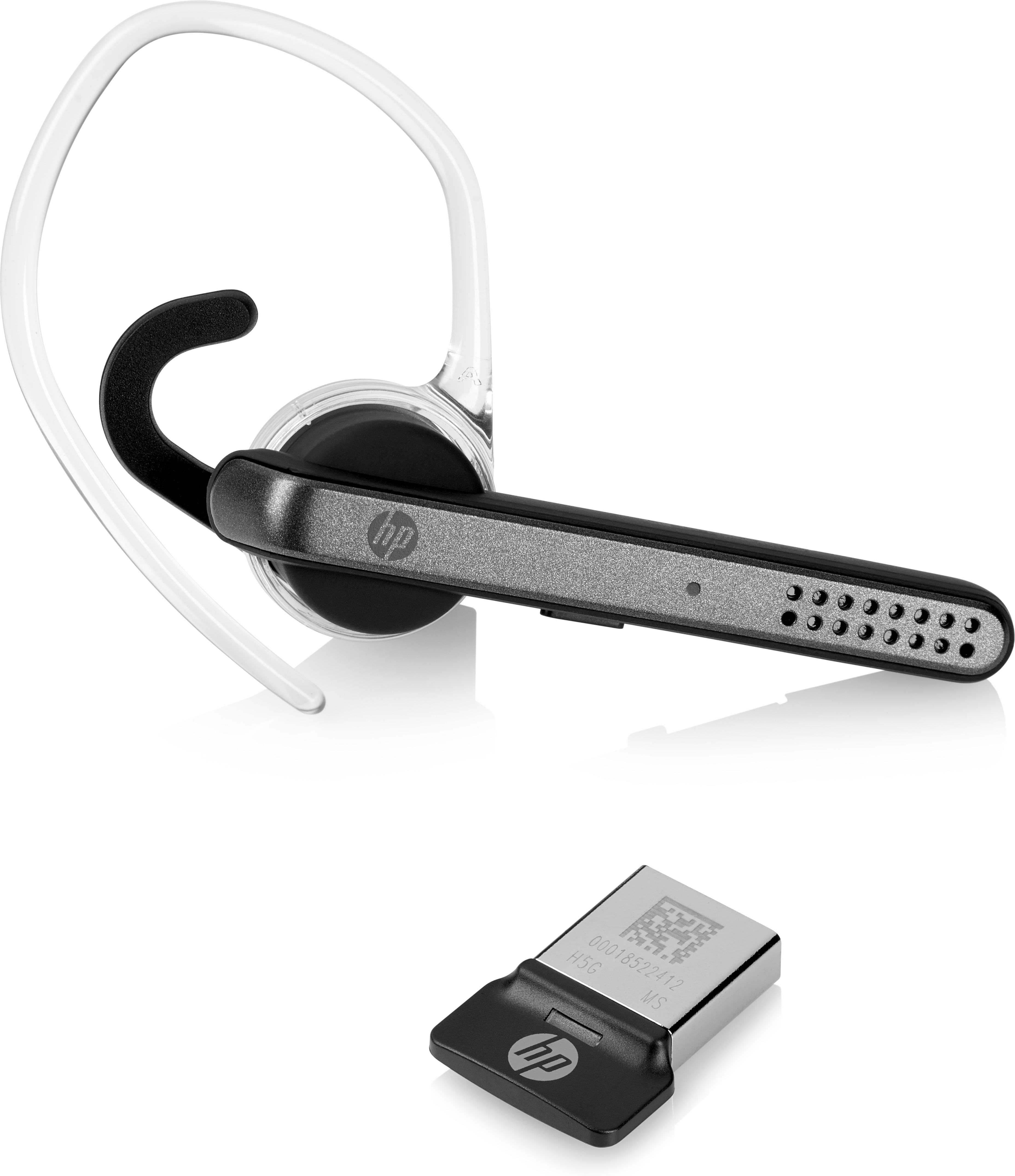 HP UC Wireless Mono - Cuffie con microfono - in-ear - Bluetooth - senza fili - NFC - per ZBook 15u G3, 15u G4, 15u G5, 15u G6, 15v G5, 17 G3, 17 G4, 17 G5, 17 G6, Create G7