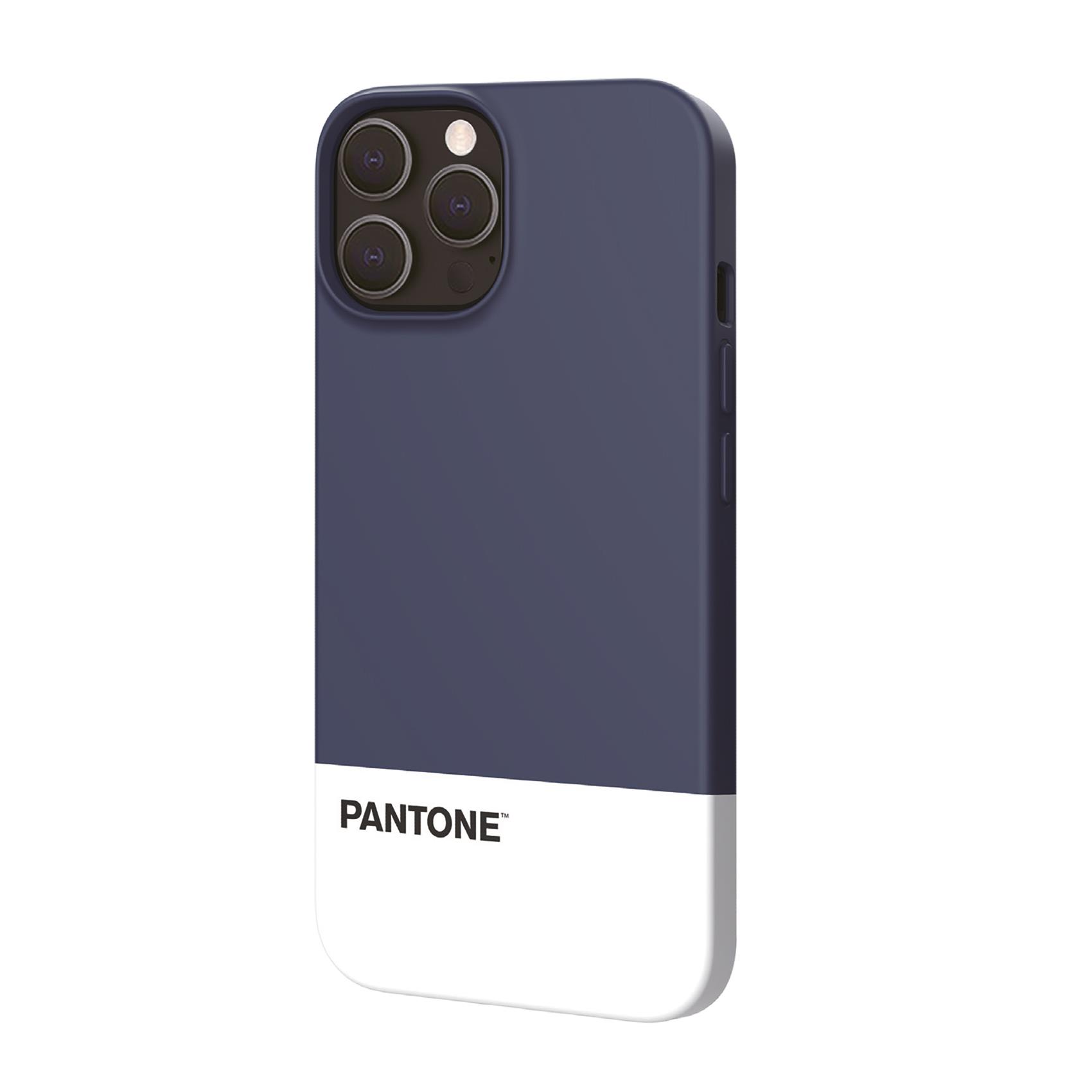 Celly Pantone - Cover per cellulare - TPU (poliuretano termoplastico), rivestimento in silicone - blu - per Apple iPhone 13 Pro Max