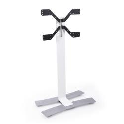 ERARD WILL 1400 XL - Supporto - per pannello piatto - acciaio - bianco - dimensione schermo: 40"-75" - supporto a pavimento