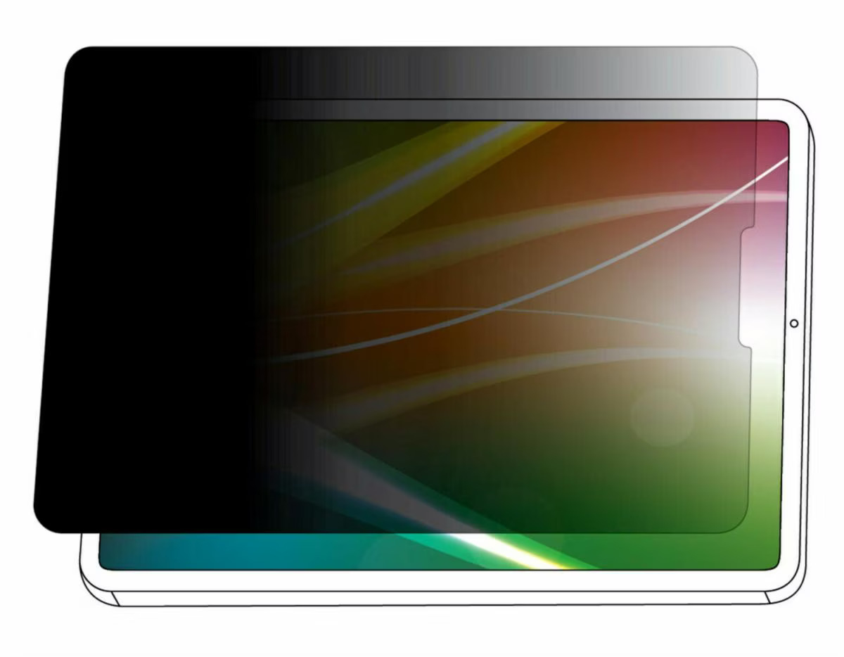 3M Bright Screen Privacy Filter - Filtro privacy per schermo (verticale) per tablet - bright - A due vie - adesivo - nero - per Apple 10.9-inch iPad (10^ generazione)