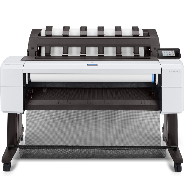 HP DesignJet T1600 - 36" stampante grandi formati - colore - ink-jet - Rotolo (91,4 cm x 91,4 m), 914 x 1219 mm - 2400 x 1200 dpi - fino a 0.32 min/pagina (mono) / fino a 0.32 min/pagina (colore) - capacità 1 rotolo - Gigabit LAN - taglierina