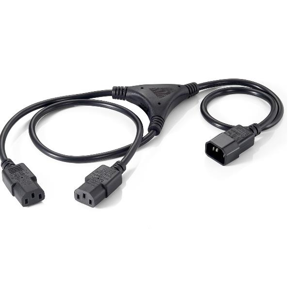 CAVI COMPUTER  MOBILE - EQUIP - CAVO ALIMENTAZIONE Y (2x C13 1x C14), 1.6m