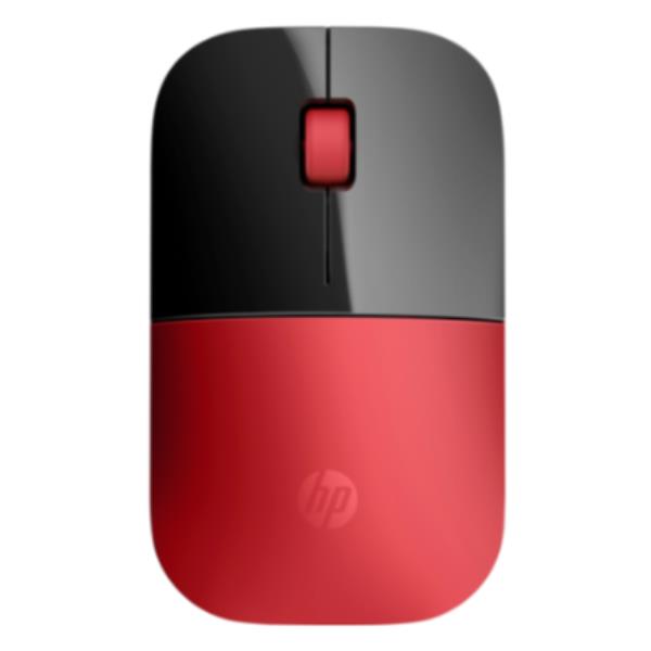 HP Z3700 - Mouse - senza fili - 2.4 GHz - ricevitore wireless USB - rosso - per HP 20, 22, 24, 27, 460; Pavilion 24, 27, 590, 595, TP01; Pavilion Laptop 14, 15