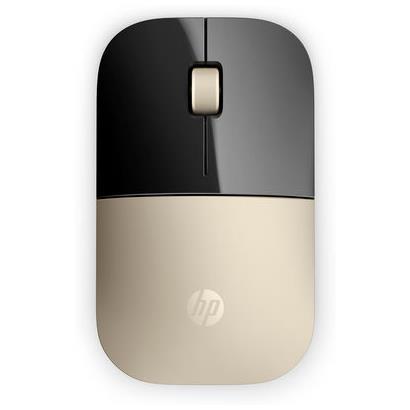 HP Z3700 - Mouse - LED blu - senza fili - 2.4 GHz - ricevitore wireless USB - oro - per HP 20, 22, 24, 27, 460; Pavilion 24, 27, 590, 595, TP01; Pavilion Laptop 14, 15