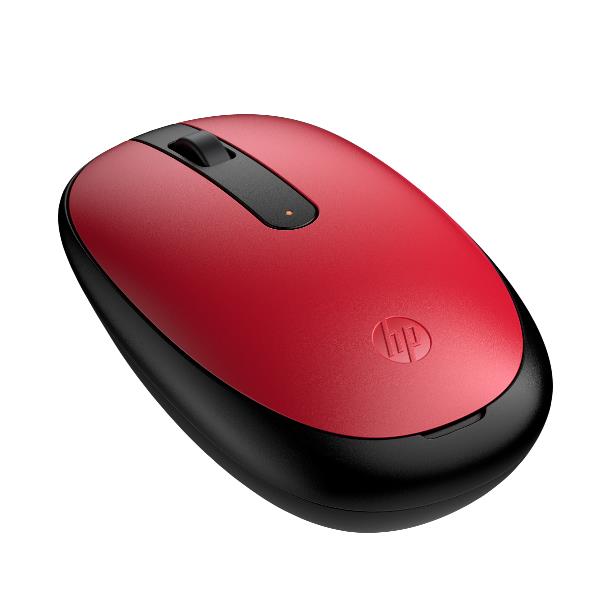 HP 240 - Mouse - per destrorsi e per sinistrorsi - ottica - 3 pulsanti - senza fili - Bluetooth 5.1 - ricevitore wireless USB - rosso tramonto - per ENVY Laptop 13; ENVY x360 Laptop; Laptop 15; Pavilion Gaming Laptop 15