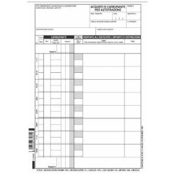 Blocco schede prelievo carburante - 21 x 15cm - 50 fogli - Edipro