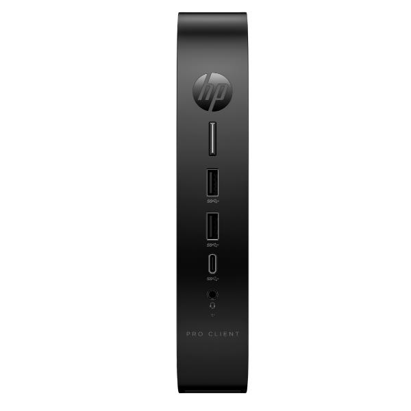 HP Pro t550 - Thin client - USFF - 1 x Celeron J6412 / 2 GHz - RAM 4 GB - flash 32 GB - eMMC - UHD Graphics - GigE - HP ThinPro -monitor: nessuno - tastiera: italiana