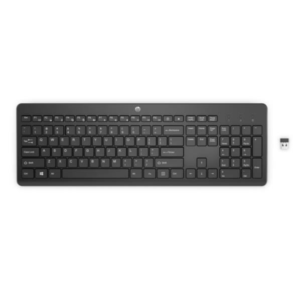 HP 230 - Tastiera - senza fili - 2.4 GHz - italiana - nero - per OMEN by HP Laptop 16; Victus by HP Laptop 16; Chromebase 22; Laptop 15; Pavilion 27