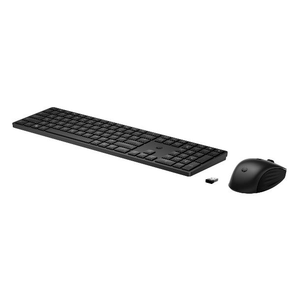 HP 650 - Set mouse e tastiera - senza fili - italiana - nero