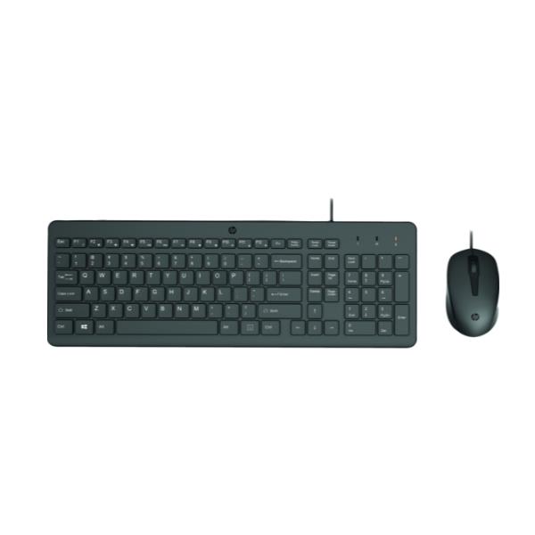 HP 150 - Set mouse e tastiera - USB - italiana - nero