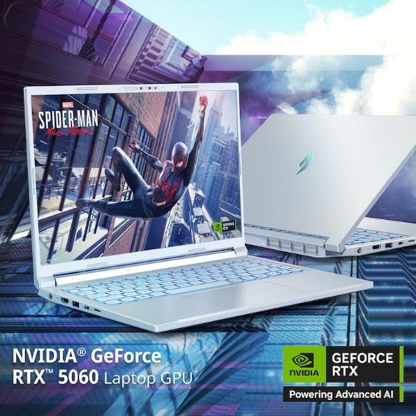 Acer Nitro V 14 AI ANV14-62-R2ED, AMD Ryzen AI 7, 3,5 GHz, 36,8 cm (14.5?), 2560 x 1600 Pixel, 16 GB, 1 TB