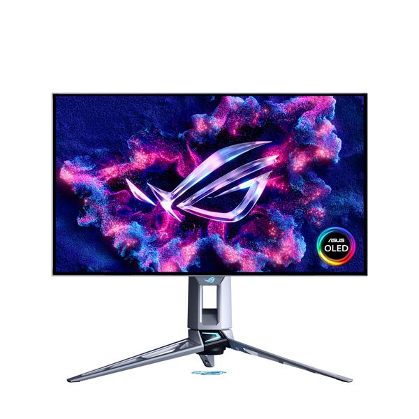 ASUS ROG Swift OLED PG27AQWP-W, 67,3 cm (26.5ʺ), 2560 x 1440 Pixel, Quad HD, LCD, 0,02 ms, Argento