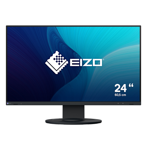 EIZO FlexScan EV2400R-BK, 60,5 cm (23.8ʺ), 1920 x 1080 Pixel, Full HD, LCD, 5 ms, Nero