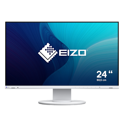 EIZO FlexScan EV2400R-WT, 60,5 cm (23.8ʺ), 1920 x 1080 Pixel, Full HD, LCD, 5 ms, Bianco