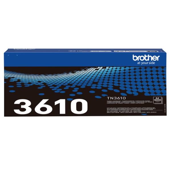 Brother originale - Toner - Nero - TN3610 - 18.000 pag