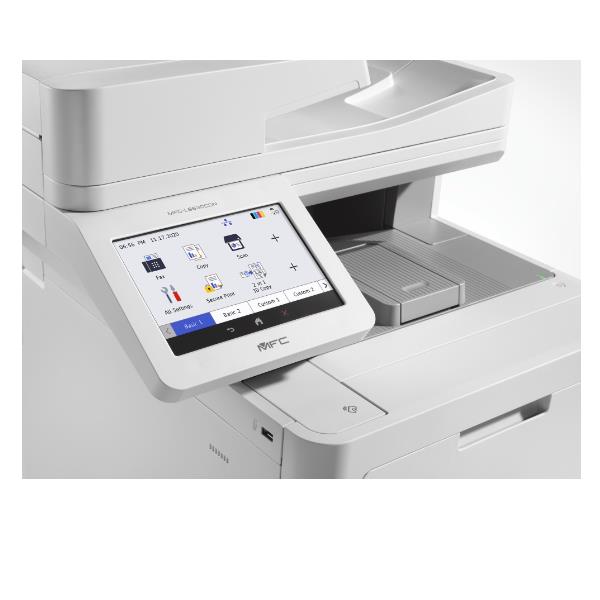 Brother MFC-L9630CDN - Stampante multifunzione - colore - laser - A4/Legal (supporti) - fino a 40 ppm (copia) - fino a 40 ppm (stampa) - 620 fogli - 33.6 Kbps - Gigabit LAN, USB 2.0, host USB, NFC