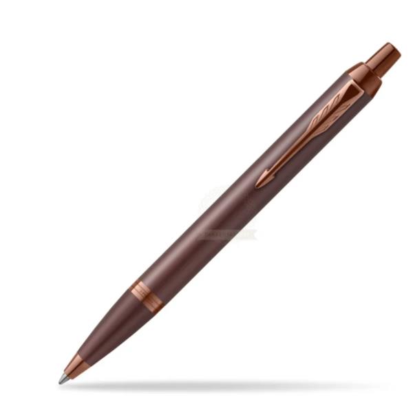 Penna sfera IM Monochrome - punta M - burgundy - Parker