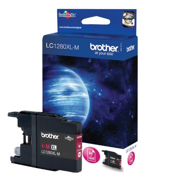 Brother LC1280XLM - Magenta - originale - cartuccia d'inchiostro - per Brother MFC-J5910DW, MFC-J6510DW, MFC-J6710DW, MFC-J6910DW