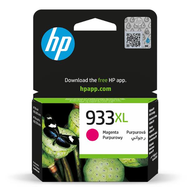 HP 933XL - Alta resa - magenta - originale - cartuccia d'inchiostro - per Officejet 6100, 6600 H711a, 6700, 7110, 7510, 7610, 7612