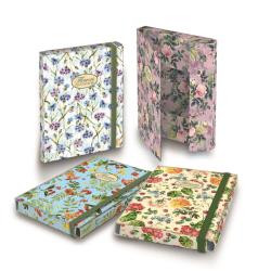PIGNA Nature Flowers - Cartelletta a 3 lembi - larghezza dorsale 30 mm - disponibile in colori assortiti