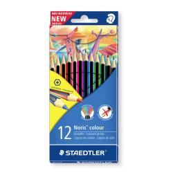STAEDTLER Noris colour - Pastello colorato - colori assortiti (pacchetto di 12)