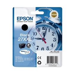 Epson 27XXL - 34.1 ml - XL - nero - originale - blister con radiofrequenza / allarme acustico - cartuccia d'inchiostro - per WorkForce WF-3620, WF-3640, WF-7110, WF-7610, WF-7620, WF-7715, WF-7720