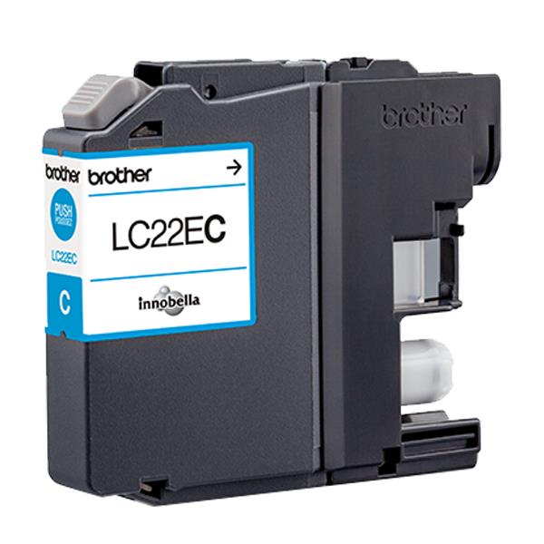 Brother LC22EC - Rendimento Super Alto - ciano - originale - cartuccia d'inchiostro - per Brother MFC-J5920DW
