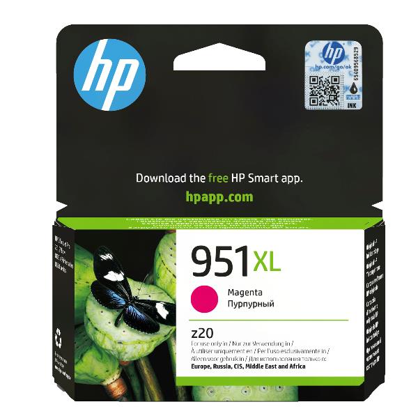 HP 951XL - Alta resa - magenta - originale - cartuccia d'inchiostro - per Officejet Pro 251, 276, 8100, 8600, 8600 N911, 8610, 8615, 8616, 8620, 8625, 8630, 8640