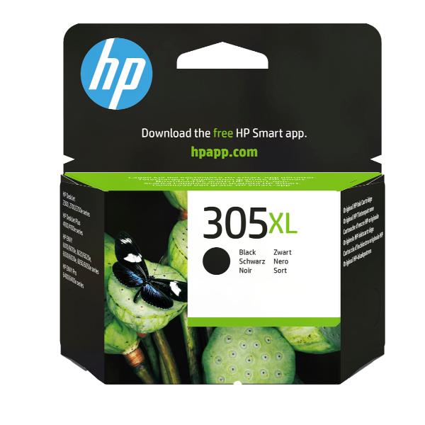 HP 305XL - 4 ml - Alta resa - pigmento nero - originale - cartuccia d'inchiostro - per Deskjet 23XX, 27XX, 41XX; DeskJet Plus 41XX; ENVY 60XX, 64XX; ENVY Pro 64XX