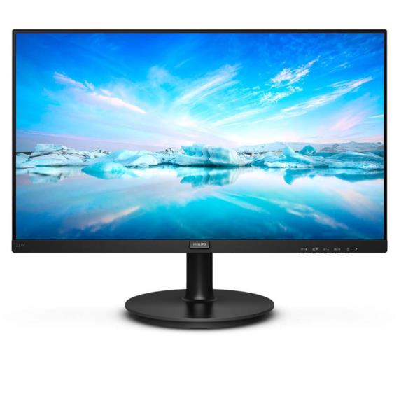 Philips V-line 221V8 - Monitor a LED - 22" (21.5" visualizzabile) - 1920 x 1080 Full HD (1080p) @ 75 Hz - VA - 200 cd/m² - 4000:1 - 4 ms - HDMI, VGA - nero testurizzato