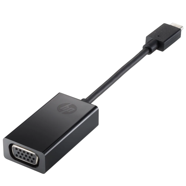 HP - Adattatore video esterno - USB-C - D-Sub - nero - per ProBook 450 G8, 45X G9, 630 G8, 635, 640 G5, 640 G8, 64X G4, 650 G4, 650 G5, 650 G8