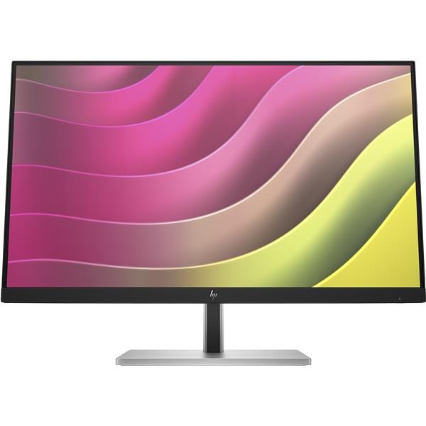 HP E24t G5 - E-Series - monitor a LED - 23.8" - touchscreen - 1920 x 1080 Full HD (1080p) @ 75 Hz - IPS - 300 cd/m² - 1000:1 - 5 ms - HDMI, DisplayPort, USB-C - nero, nero e argento (supporto)