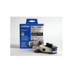 300 ETICHETTE IN CARTA NERO SU BIANCO 17 MM X 87 MM