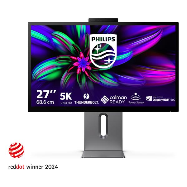 Philips Brilliance 27E3U7903/00, 68,6 cm (27ʺ), 5120 x 2880 Pixel, 5K Ultra HD, LCD, 4 ms, Grigio