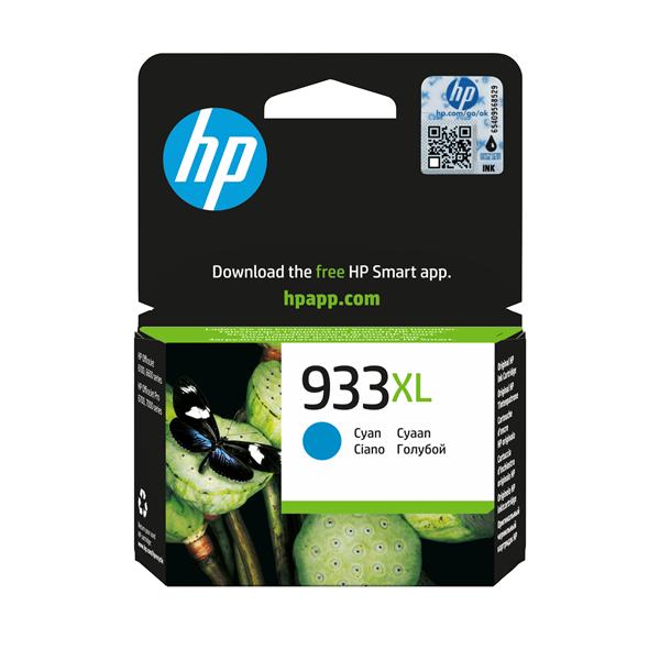HP 933XL - Alta resa - ciano - originale - cartuccia d'inchiostro - per Officejet 6100, 6600 H711a, 6700, 7110, 7510, 7610, 7612