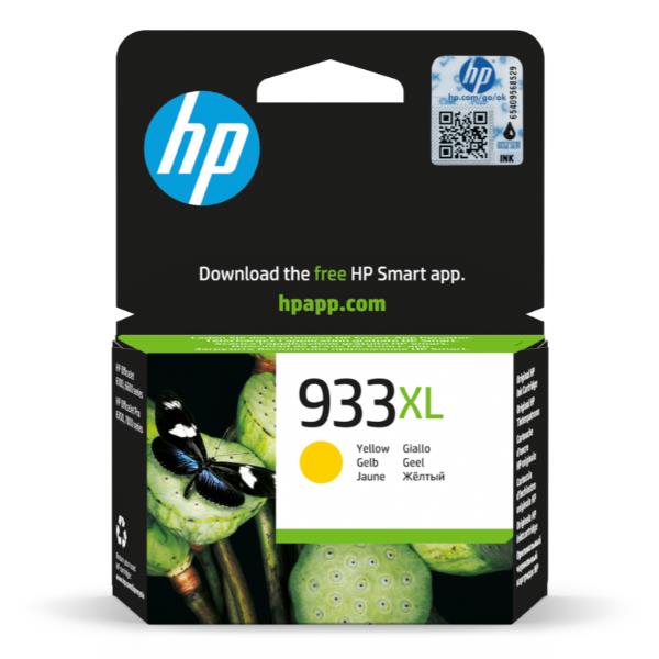 HP 933XL - Alta resa - giallo - originale - cartuccia d'inchiostro - per Officejet 6100, 6600 H711a, 6700, 7110, 7510, 7610, 7612