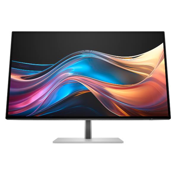 HP 727pq - Series 7 Pro - monitor a LED - 27" - 2560 x 1440 QHD @ 120 Hz - IPS Black - 400 cd/m² - 2000:1 - DisplayHDR 400 - 5 ms - HDMI, DisplayPort - nero, argento