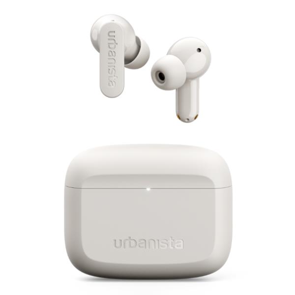 Urbanista Palo Alto - True wireless earphones con microfono - in-ear - Bluetooth - eliminazione rumore attivata - cloud white