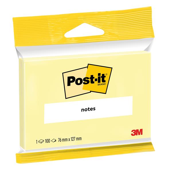 6830 POST-IT RETTANGOLARE GIALLO 76 X 127 100 FG.