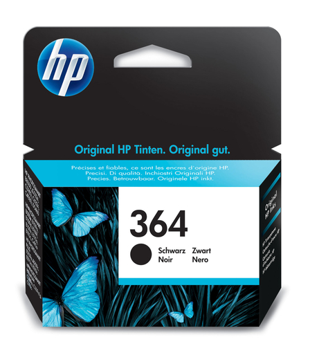 HP 364 - Nero - originale - cartuccia d'inchiostro - per Deskjet 35XX; Photosmart 55XX, 55XX B111, 65XX, 65XX B211, 7510 C311, B110, Wireless B110