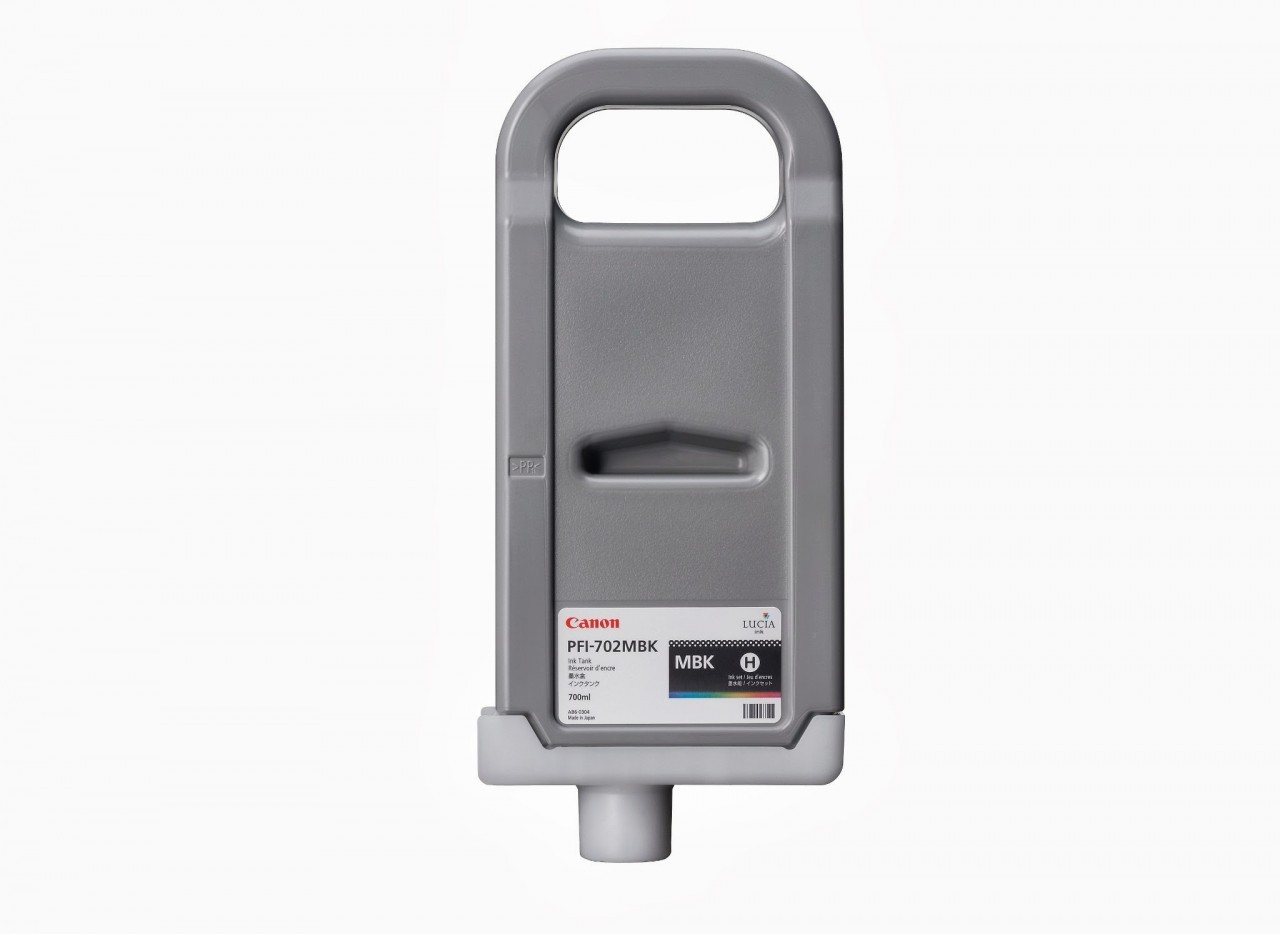 Canon PFI-702 MBK - 700 ml - nero opaco - originale - serbatoio inchiostro - per imagePROGRAF iPF8100, iPF9100