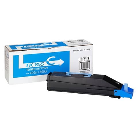 Kyocera TK 855C - Ciano - originale - cartuccia toner - per TASKalfa 400ci, 500ci