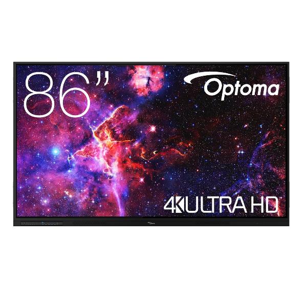 Optoma H1F0H08BW101, 2,18 m (86ʺ), 450 cd/m², 1,07 miliardi di colori, 3840 x 2160 Pixel, 4K Ultra HD, Direct-LED
