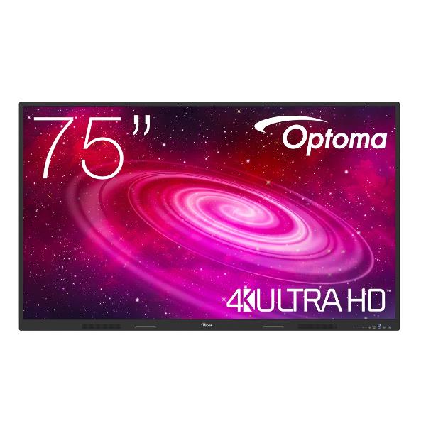 Optoma 1751RK, 190,5 cm (75ʺ), 350 cd/m², 1,07 miliardi di colori, 3840 x 2160 Pixel, 4K Ultra HD, VA