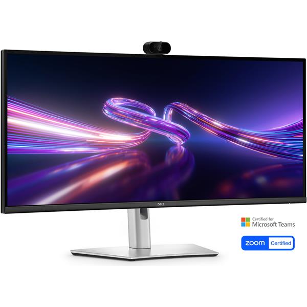 DELL Pro P P3426WEV, 86,6 cm (34.1ʺ), 3440 x 1440 Pixel, Wide Quad HD, LCD, 8 ms, Nero, Argento