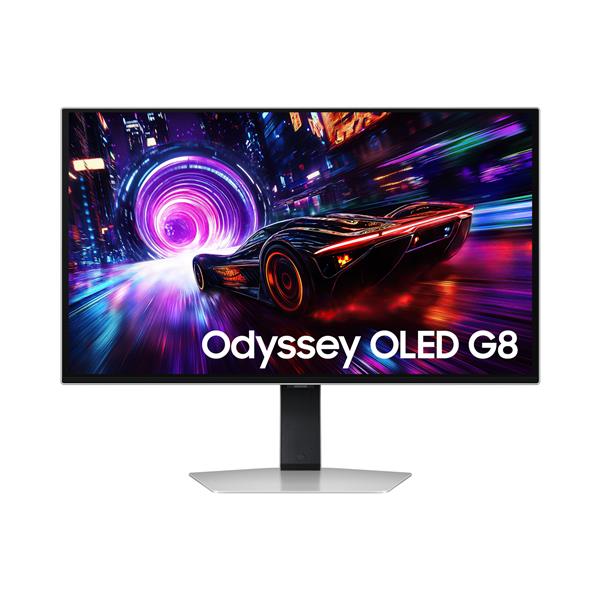 Samsung Monitor Gaming Odyssey OLED G8 - G81SF da 27ʺ UHD Flat, 68,6 cm (27ʺ), 2160 x 3840 Pixel, 4K Ultra HD, OLED, 0,03 ms, Argento
